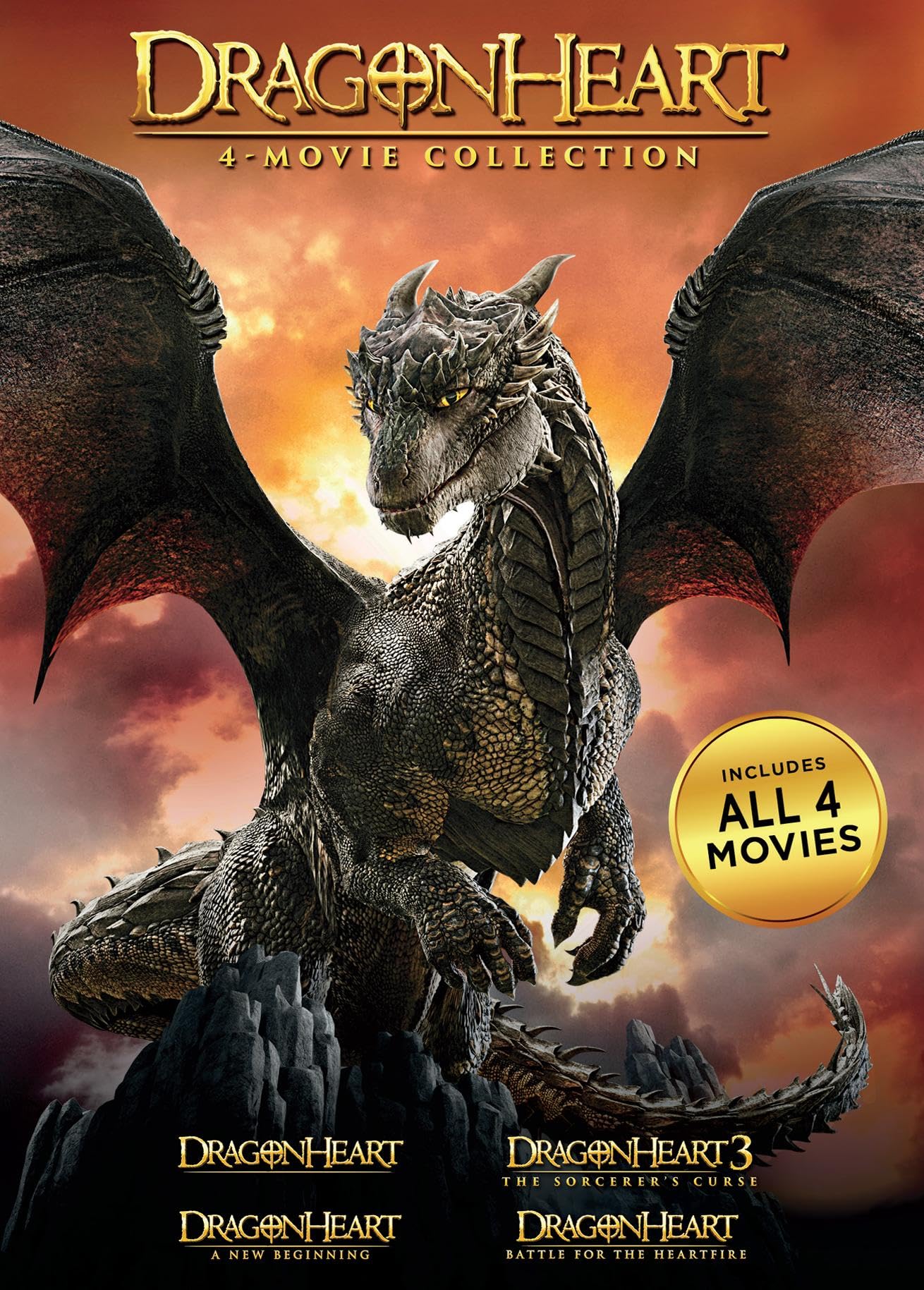 Amazon.co.jp: Dragonheart: 4-Movie Collection/ [DVD] [Import